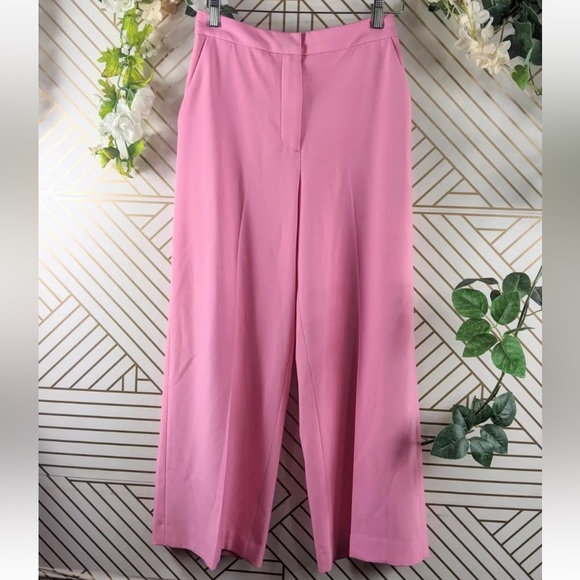 Zara Pants & Jumpsuits Zara Basic Womens Pink Trousers Pants Size